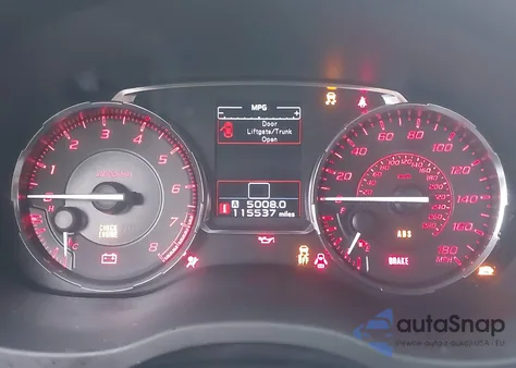 2017 Subaru Wrx из США, поврежденный, VIN JF1VA1B63H9813579